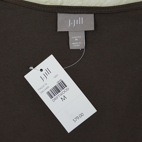 J Jill Stretch Open Front Drape Cardigan Sz Med - Picture 2 of 7